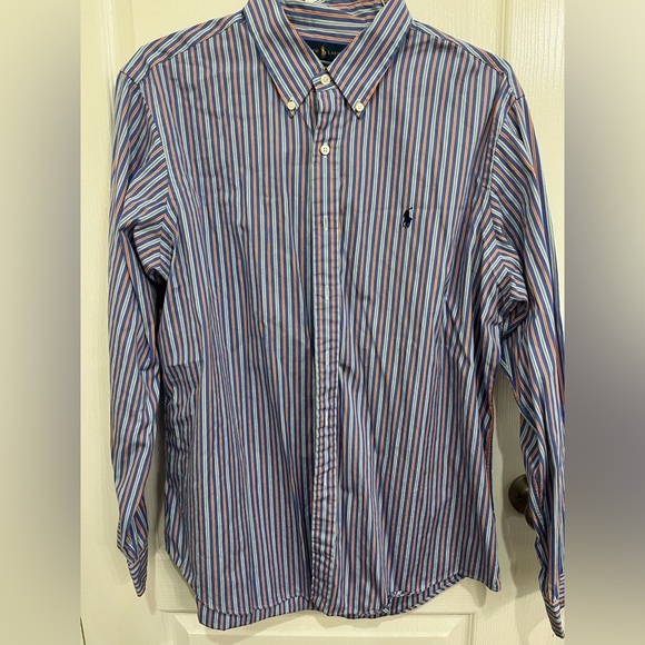 Ralph Lauren Men's Classic Fit Plaid Long Sleeve Shirt Button Down XL - Picture 1 of 3